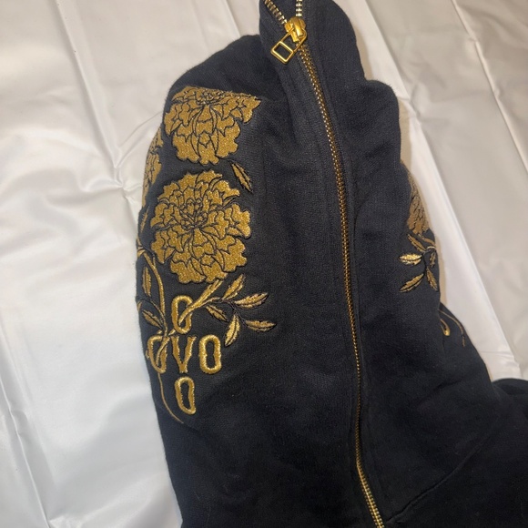 October's Very Own OVO Marigold Full Zip Hoodie Black Medium & large sweat pants - Picture 3 of 8